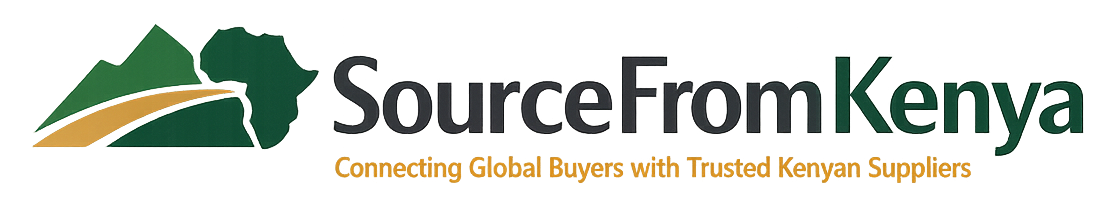 Source From Kenya logo – SourceFromKenya, connecting global buyers with trusted Kenyan suppliers